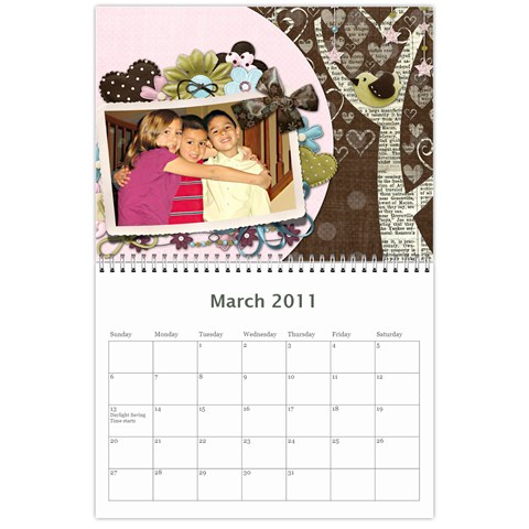2011 Calendar By Trisha Perez Mar 2011
