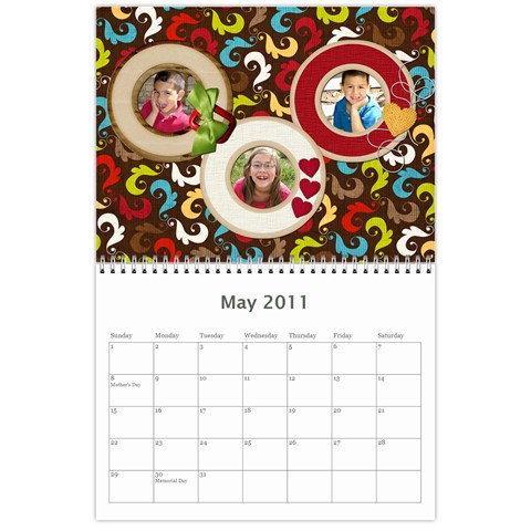 2011 Calendar By Trisha Perez May 2011