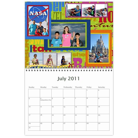 2011 Calendar By Trisha Perez Jul 2011