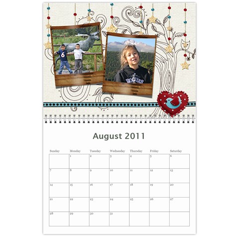 2011 Calendar By Trisha Perez Aug 2011