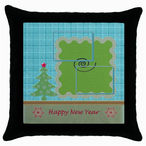 Happy New Year Pillow By Daniela Front