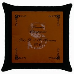 dani and seth christmas! 2 - Throw Pillow Case (Black)