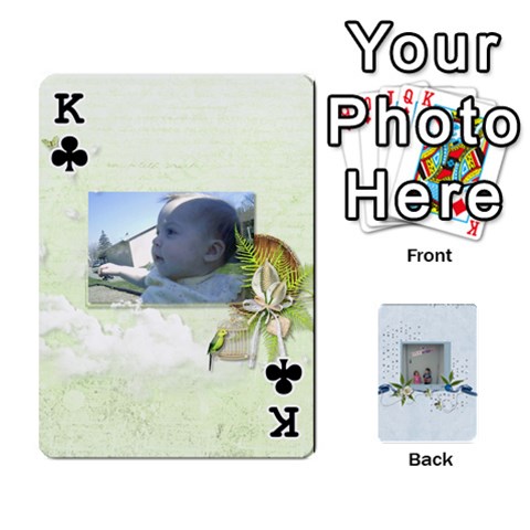 King Branndons 4 Playing Cards By Sherry Front - ClubK