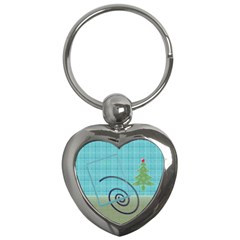 Christmas tree - Key Chain (Heart)