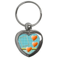 Purple hearts - key chain - Key Chain (Heart)