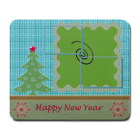 Happy New Year Mousepad By Daniela Front