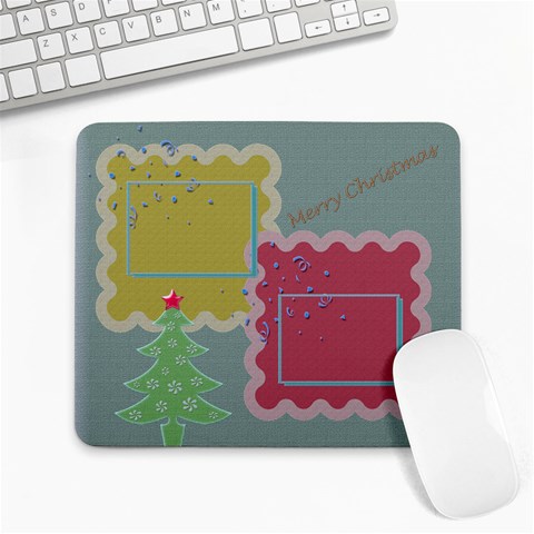 Merry Christmas Mousepad By Daniela Front