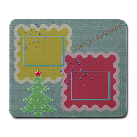 Merry Christmas Mousepad By Daniela Front