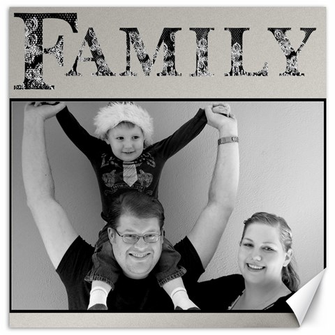 Family By Nicole 15.2 x15.41  Canvas - 1