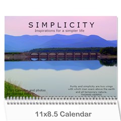 calendar - Wall Calendar 11  x 8.5  (12-Months)