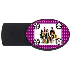 flower power usb - USB Flash Drive Oval (4 GB)