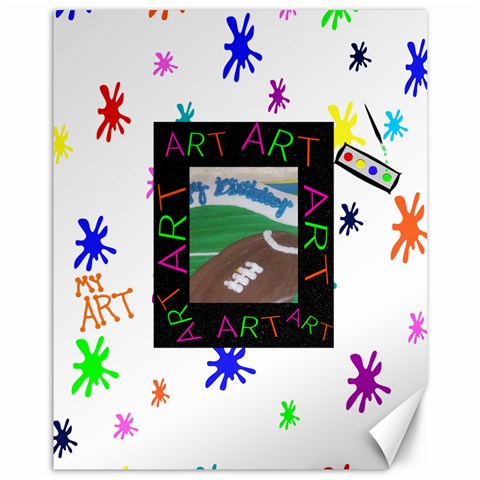 Art Canvas 11x14 By Makayla 10.95 x13.48  Canvas - 1
