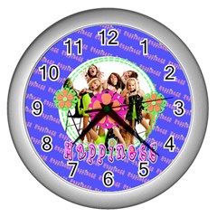 happiness clock - Wall Clock (Silver)