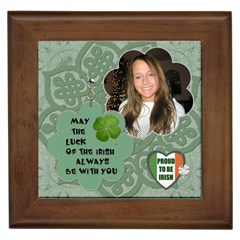 Luck Of The Irish Framed Tile