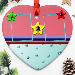 Baby s first Christmas - heart ornament - Ornament (Heart) Baby s first Christmas - heart ornament - Ornament (Heart)