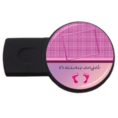 Precious angel girl - usb - USB Flash Drive Round (4 GB)