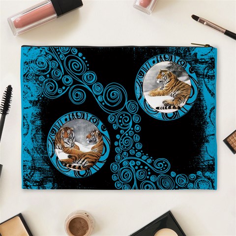 Tyger Tyger Extra Large Cosmetic Bag By Catvinnat Back
