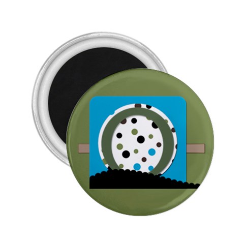 Magnet Green Blue  By Brooke Front