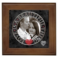 Love is a Beautiful Thing Framed Tile