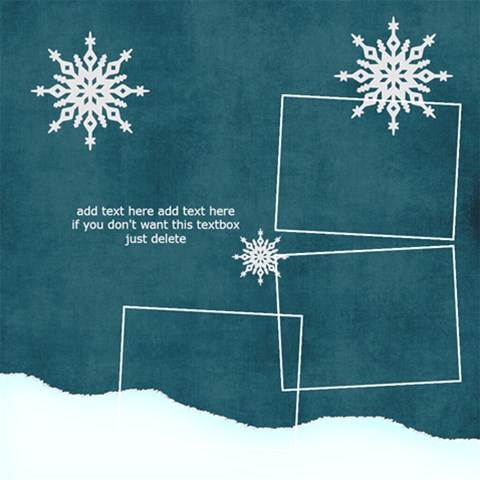 Snow Fun Quickpages By Jennyl 12 x12  Scrapbook Page - 14