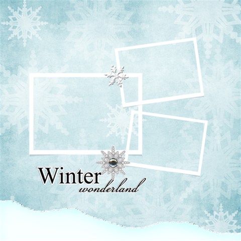 Snow Fun Quickpages By Jennyl 12 x12  Scrapbook Page - 3