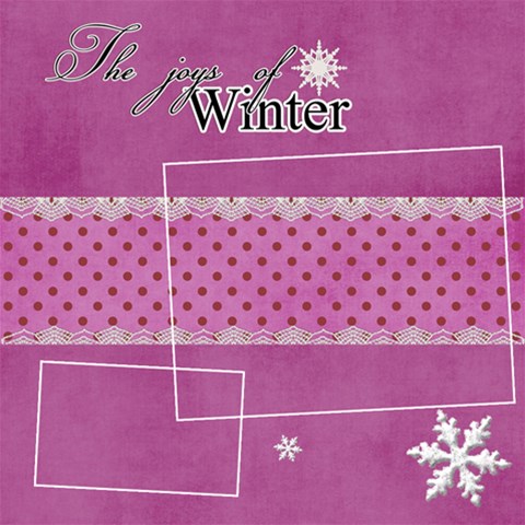 Snow Fun Quickpages By Jennyl 12 x12  Scrapbook Page - 7