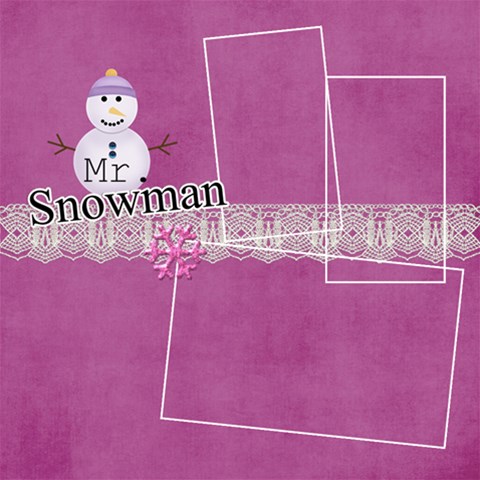 Snow Fun Quickpages By Jennyl 12 x12  Scrapbook Page - 10