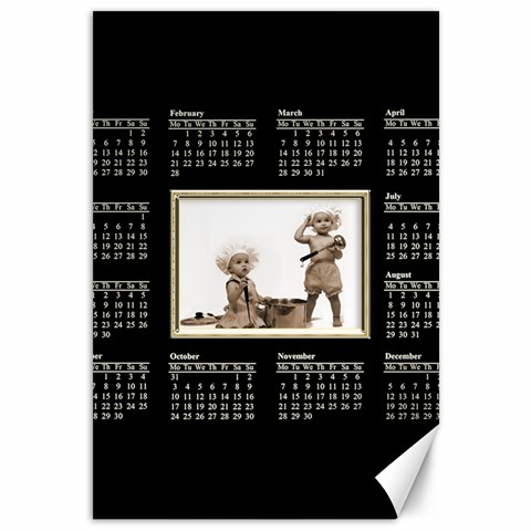 2011  Calendar 18  X 12 Canvas By Catvinnat 11.88 x17.36  Canvas - 1