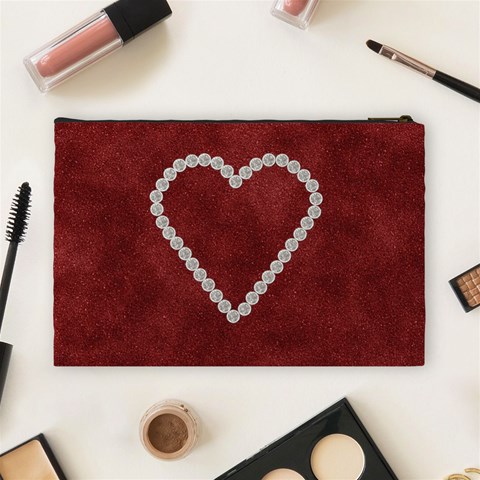 Love Large Cosmetic Bag By Lisa Minor Back