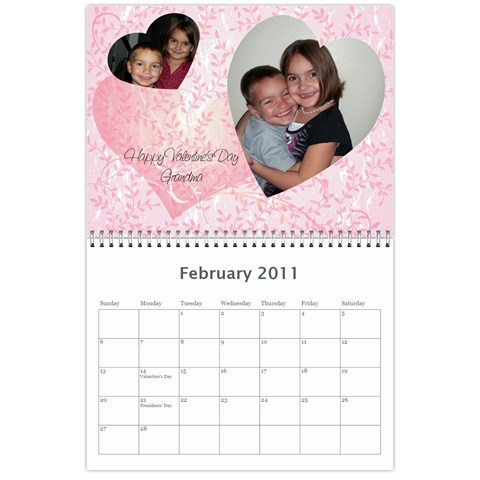 Calendar By Jessica Feb 2011