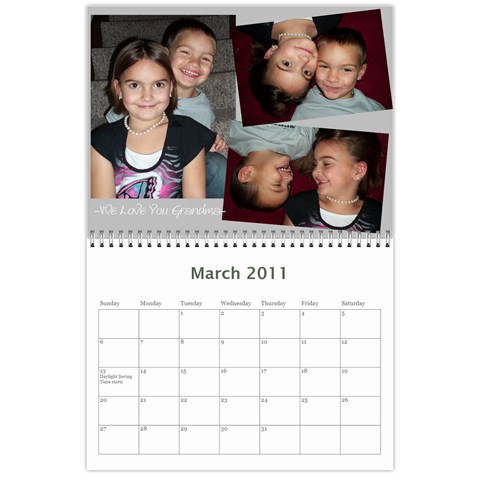 Calendar By Jessica Mar 2011