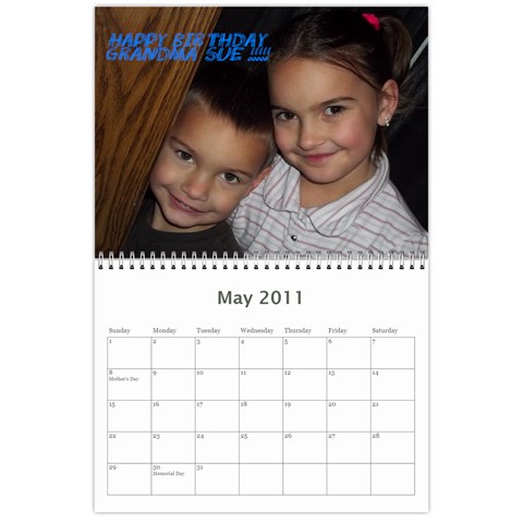 Calendar By Jessica May 2011