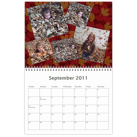 Calendar By Jessica Sep 2011