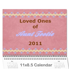Tootie s Calendar 2011 - Wall Calendar 11  x 8.5  (12-Months)