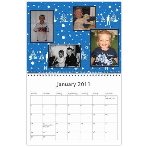 Tootie s Calendar 2011 By Colton Jan 2011