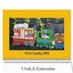 Price Family 2010 - Wall Calendar 11  x 8.5  (12-Months)