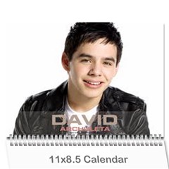 David - Wall Calendar 11  x 8.5  (12-Months)