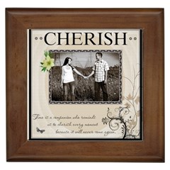  cherish  Framed Tile