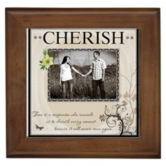  Cherish  Framed Tile