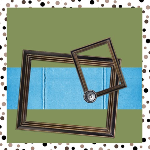 Blue Green Brown  By Brooke 12 x12  Scrapbook Page - 14