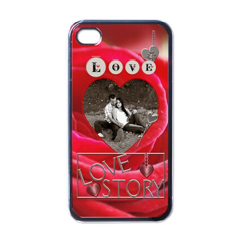 Love Story Apple Iphone 4 Case By Lil Front