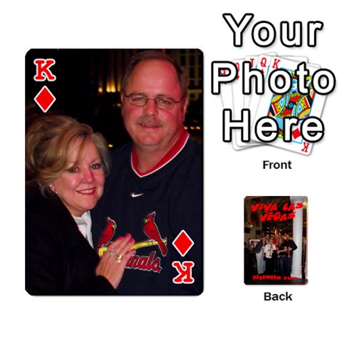 King Vegas Mix Cards By Stephie Shell Front - DiamondK
