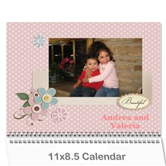 nieces - Wall Calendar 11  x 8.5  (12-Months)