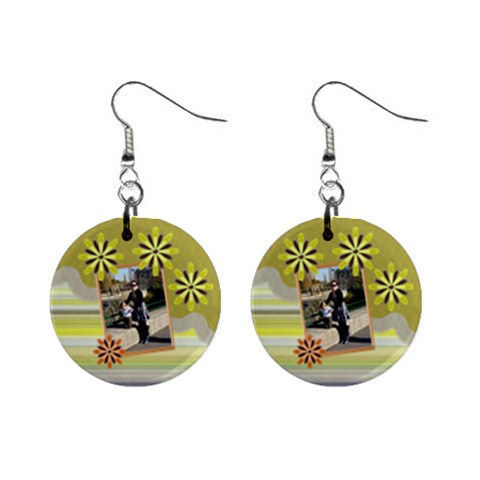 Yellow Petal Earings By Daniela Front