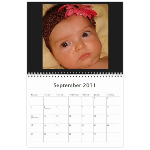 Calendar 2011 By Courtney Milam Sep 2011