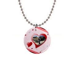 Love necklace - 1  Button Necklace