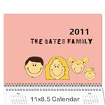 12 mos calendar - Wall Calendar 11  x 8.5  (12-Months)