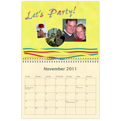 12 Mos Calendar By Marion Gates Nov 2011