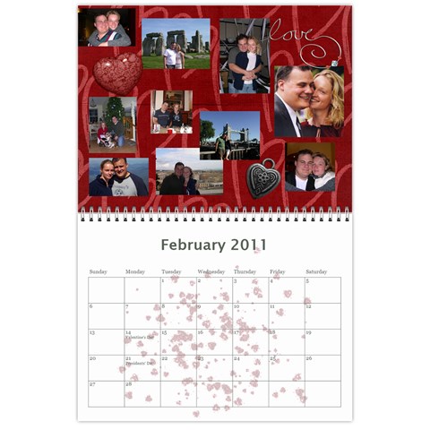 12 Mos Calendar By Marion Gates Feb 2011