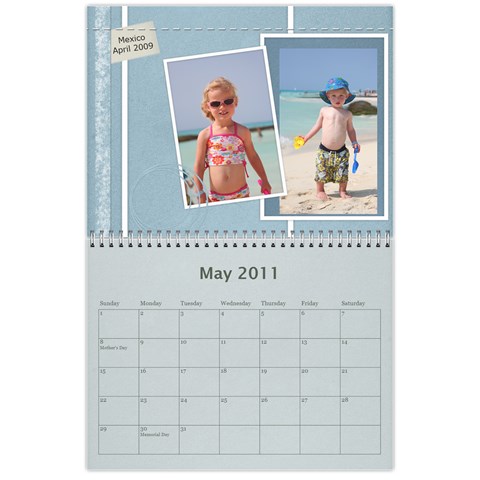 12 Mos Calendar By Marion Gates May 2011